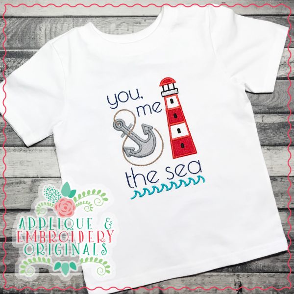 1807 You, Me & The Sea Applique Design - Image 2