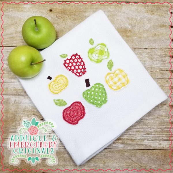 1901 Quilted Apple Applique Design - Image 3