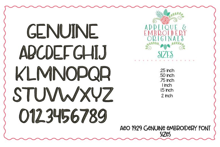 1929 Everything You Need Embroidery Font Set - Image 8