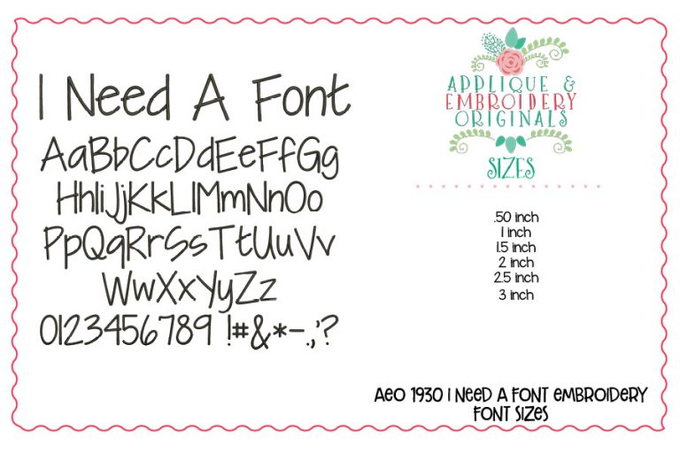 1929 Everything You Need Embroidery Font Set - Image 7
