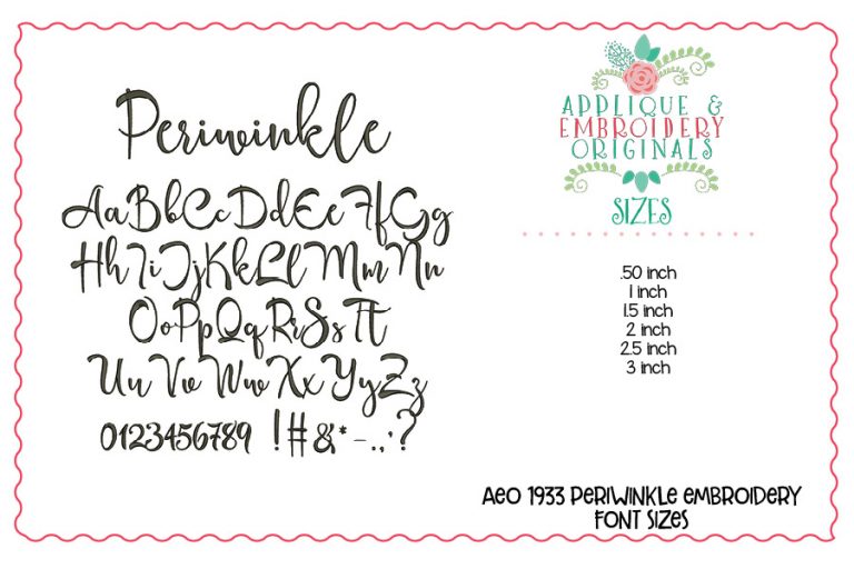 1929 Everything You Need Embroidery Font Set - Image 4