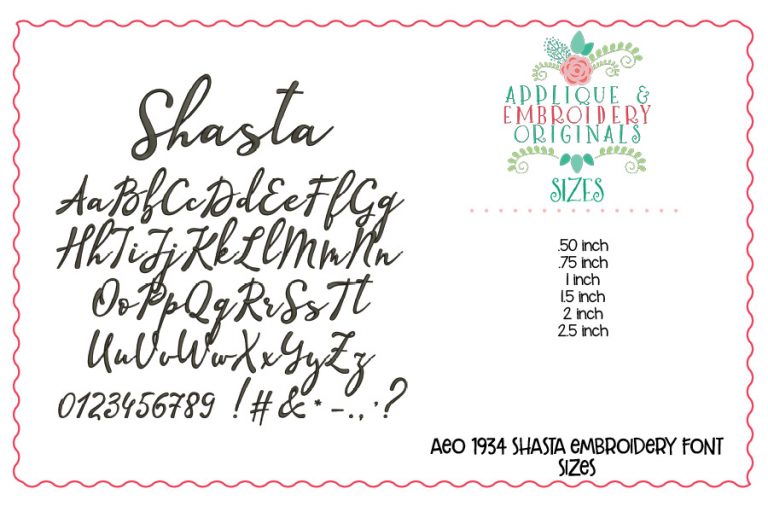 1929 Everything You Need Embroidery Font Set - Image 3