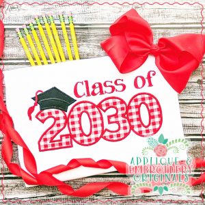 1938 Class of 2030 Applique Design