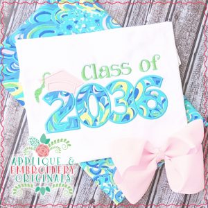 1958 Class of 2036 Applique Design
