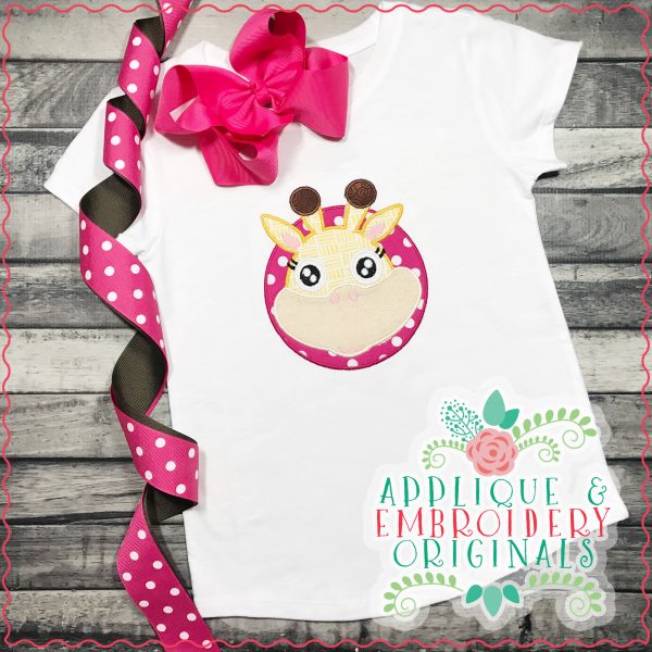 1972 Giraffe Head Applique Design - Image 2