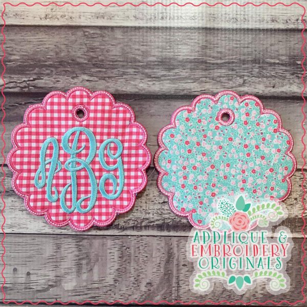 1976 Tag Scallop Applique Design - Image 2