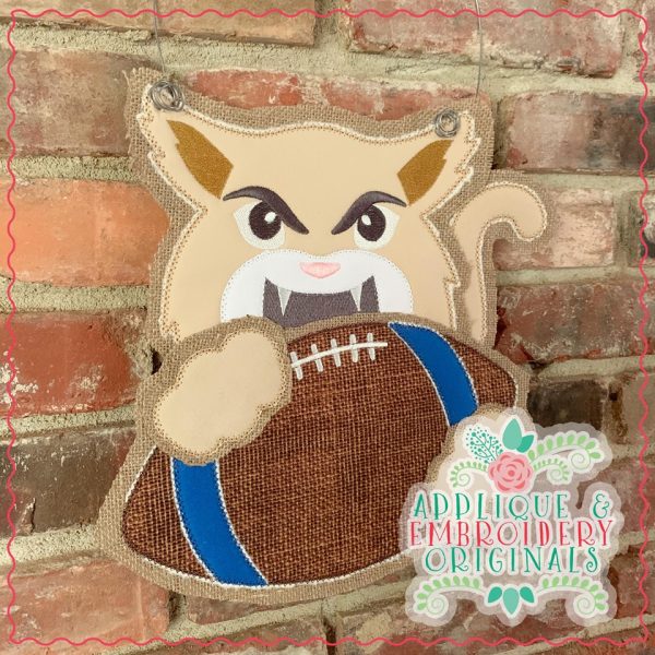 1980 Cat Football Door Hanger - Image 3