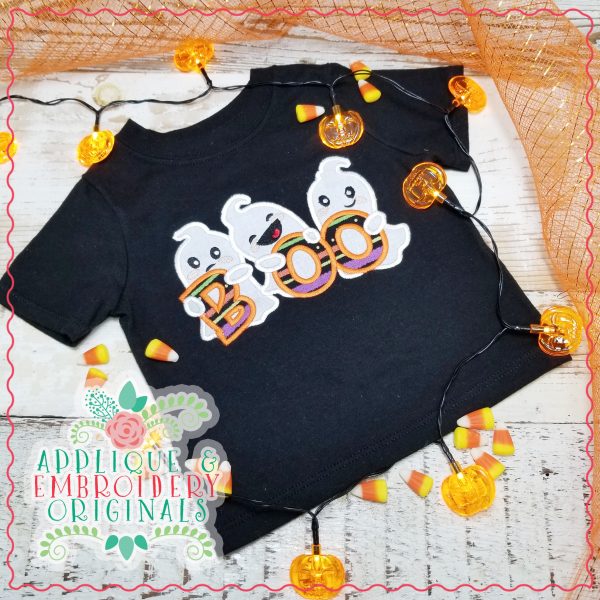 1995 Ghost Trio Boo Applique Design - Image 2