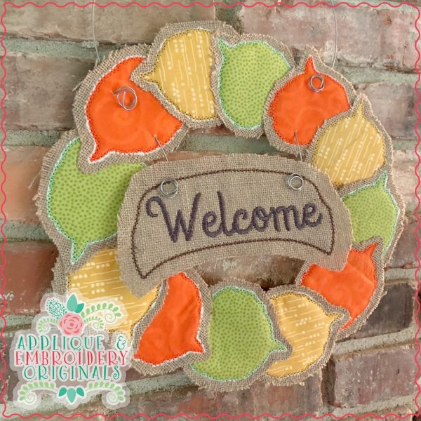2010 Fall Leaves Door Hanger Design - Image 4