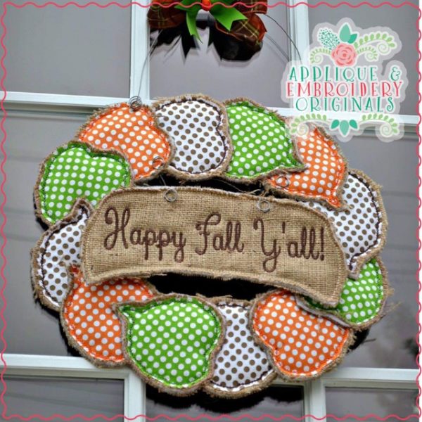 2010 Fall Leaves Door Hanger Design - Image 2