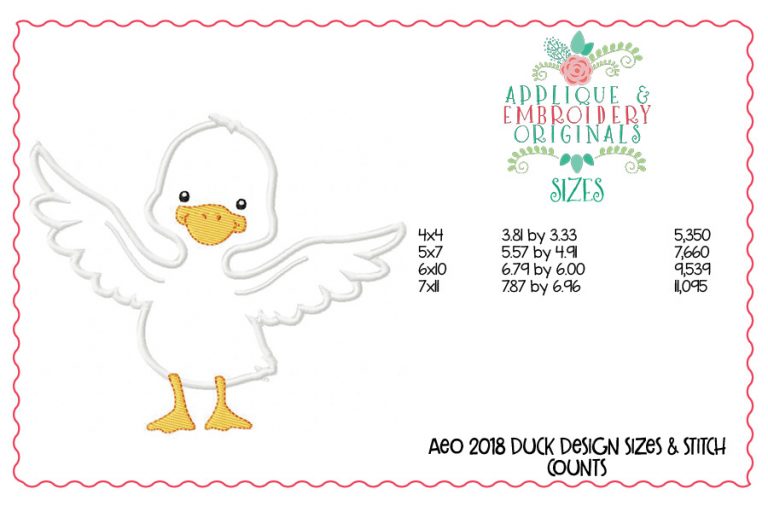 2018 Duck Applique Design - Image 3