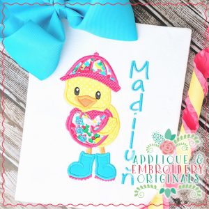 2021 Rainy Day Duck Applique Design