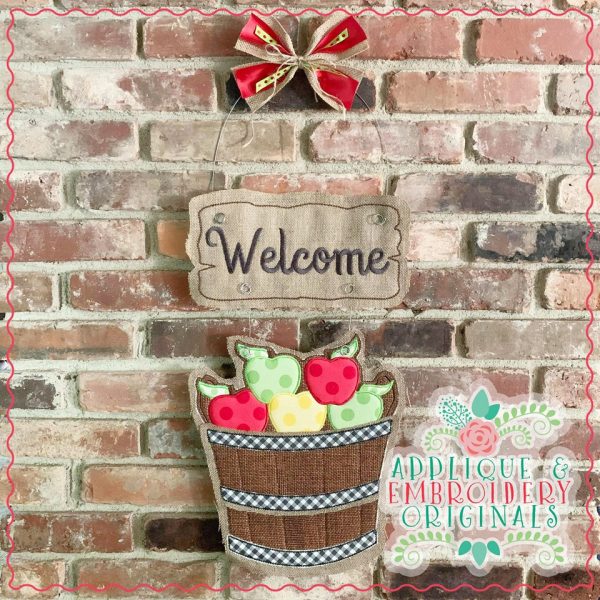 2032 Bushel of Apples Door Hanger Design - Image 2