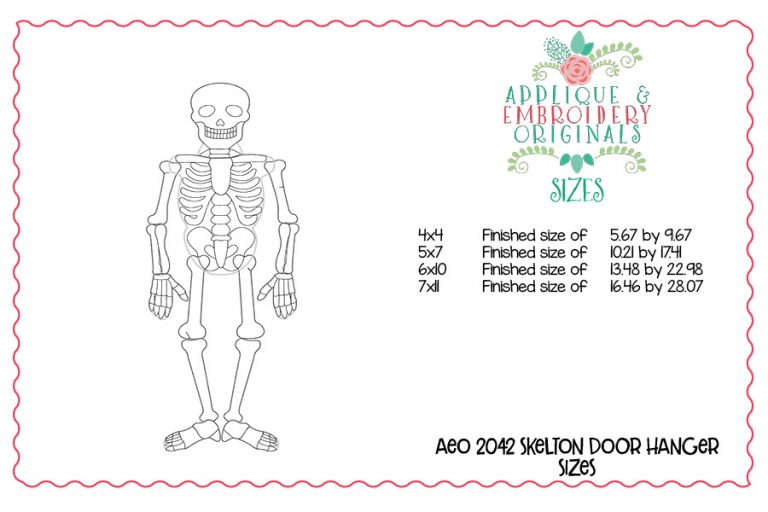 2042 Skeleton Door Hanger Design - Image 3