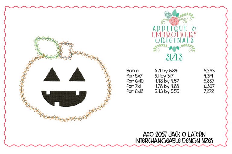 2057 Jack O Lantern Interchangeable Tab Design - Image 4