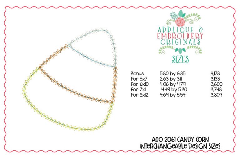 2061 Candy Corn Interchangeable Tab Design - Image 4