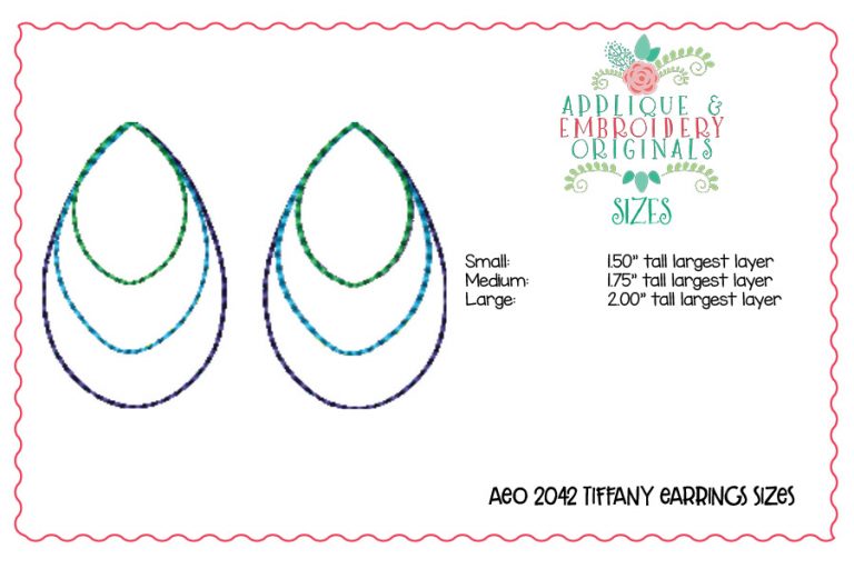 2042 Tiffany Earrings Design - Image 3