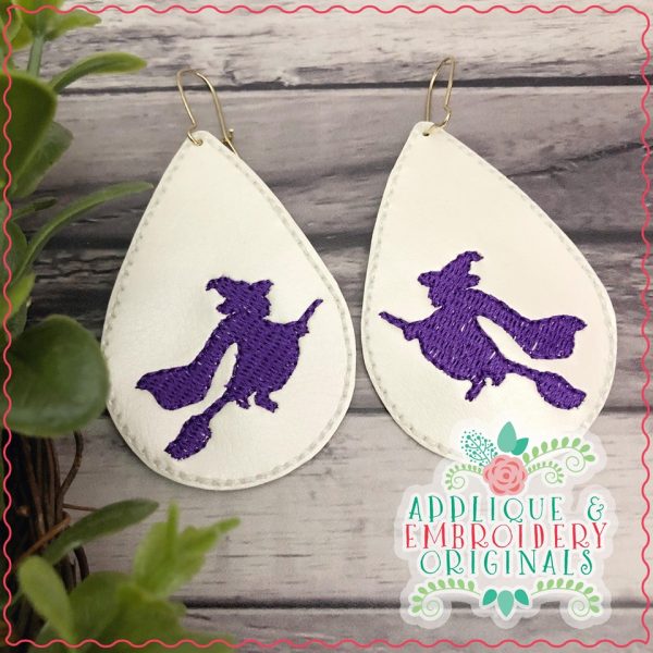2084 Witch Earrings In-The-Hoop Design - Image 4