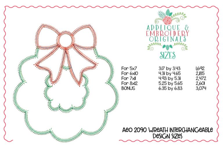 2090 Wreath Interchangeable Tab Design - Image 3