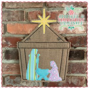 2101 Nativity Door Hanger Design