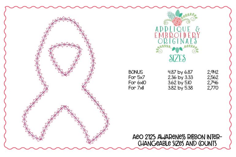 2125 Awareness Ribbon Interchangeable Tab Design - Image 4