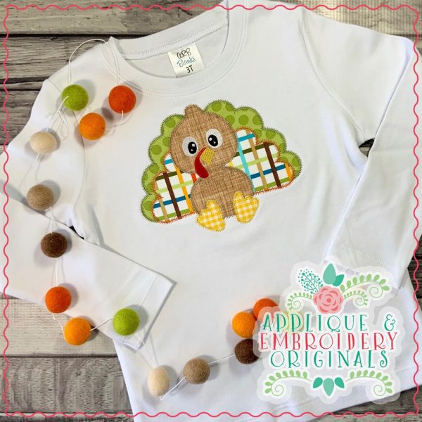 2144 Turkey Simple Boy Zig Zag Applique Design - Image 2