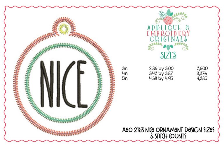 2163 Nice Ornament In-The-Hoop Designs - Image 2