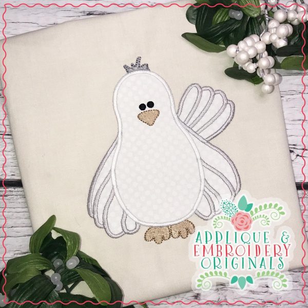 2174 Turtle Dove Applique Design - Image 2