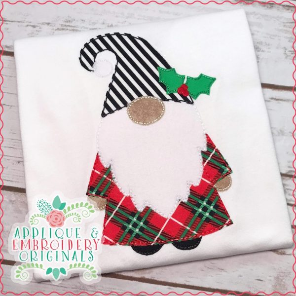 2178 Christmas Gnome All-In-One Applique Design - Image 2