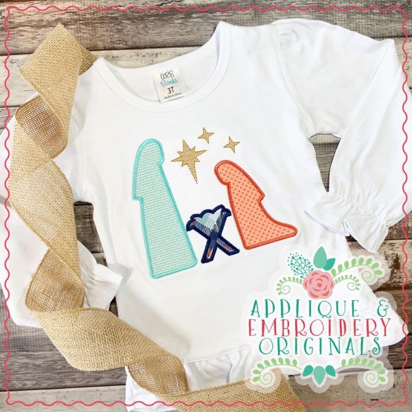 2180 Nativity All-In-One Applique Design - Image 3