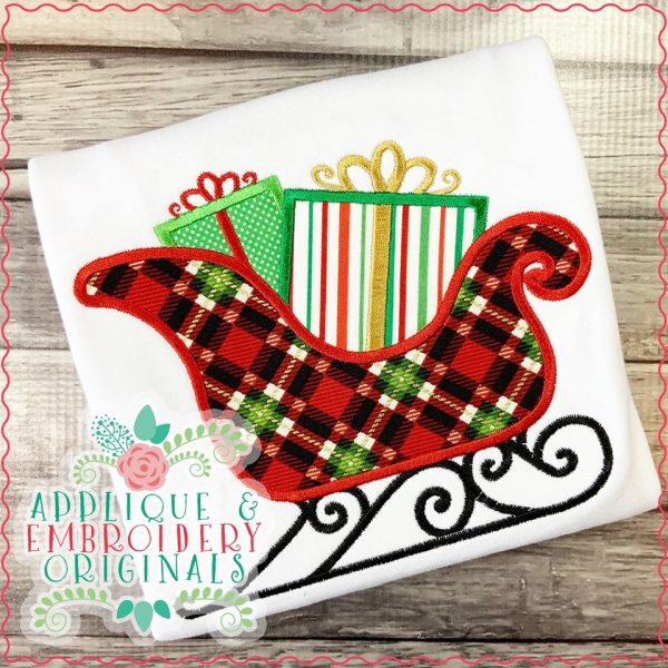 2182 Sleigh All-In-One Applique Design - Image 3