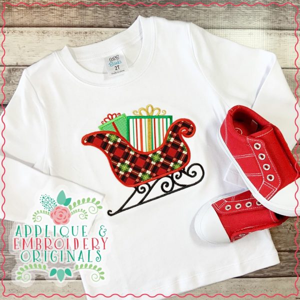 2182 Sleigh All-In-One Applique Design - Image 2