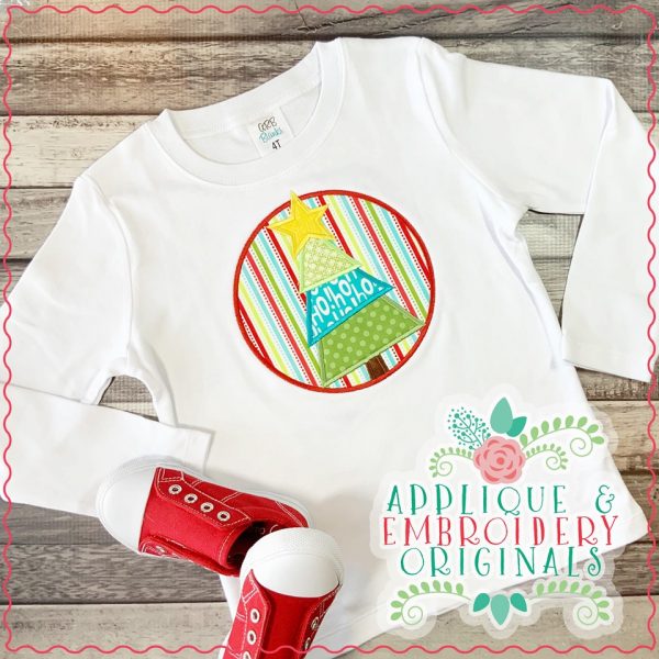 2184 Tree in Circle All-In-One Applique Design - Image 5