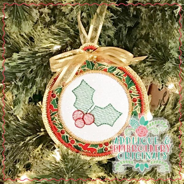 2206 Christmas Ornaments Set In-The-Hoop Designs - Image 9