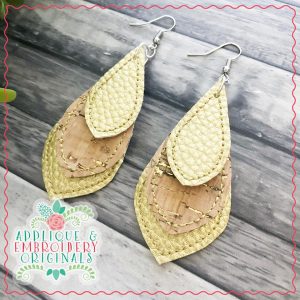 2206 Elizabeth Earrings In-The-Hoop Design