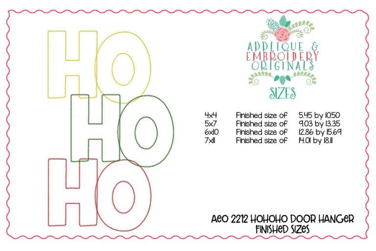 2212 HOHOHO Door Hanger Design - Image 2