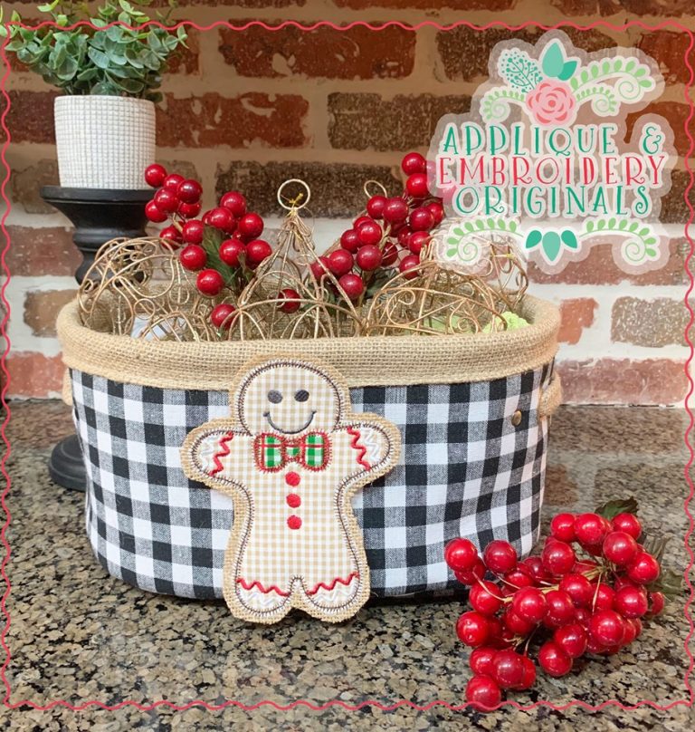 2224 Gingerbread Boy Interchangeable Tab Design