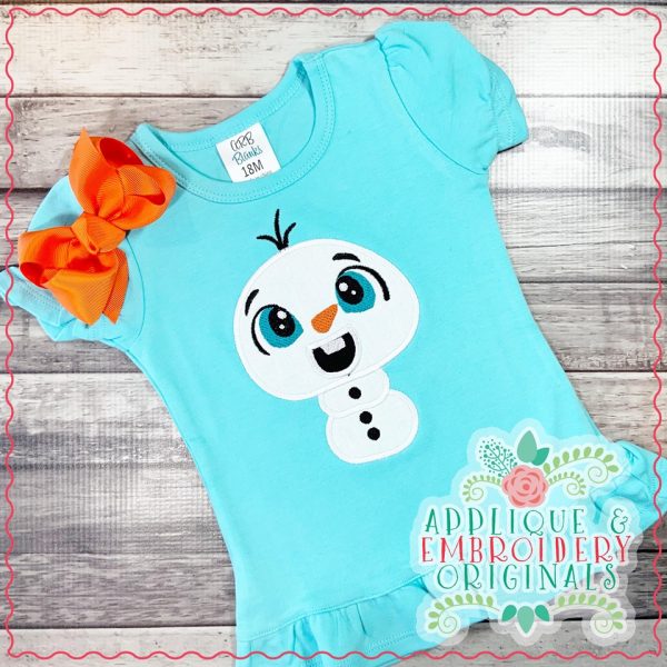 2235 Snowman Who Melts Applique Design - Image 2