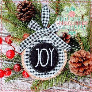 2160 Joy Ornament In-The-Hoop Designs