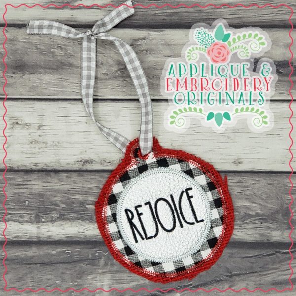 2166 Rejoice Ornament In-The-Hoop Designs - Image 3