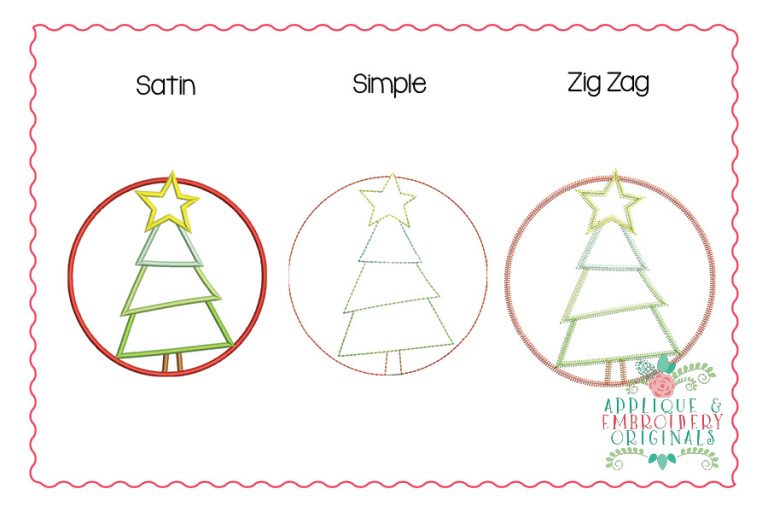 2184 Tree in Circle All-In-One Applique Design - Image 7