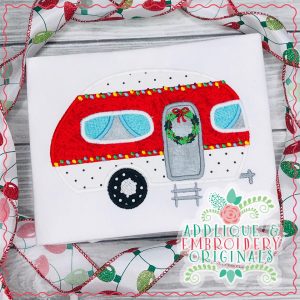 2249 Christmas Camper Applique Design