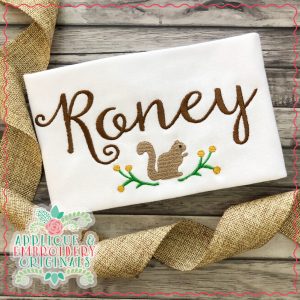 2260 Mini Squirrel Accent Embroidery Design