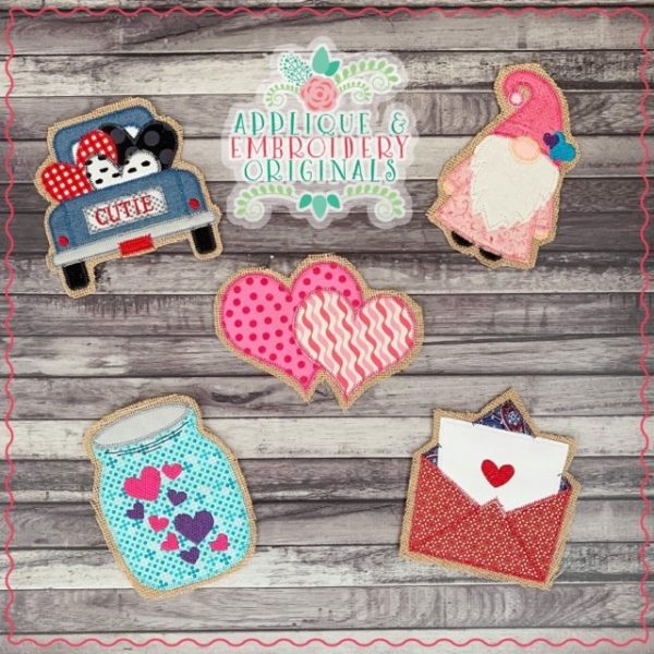 2316 Valentine Tab Set Interchangeable Tab Design - Image 2