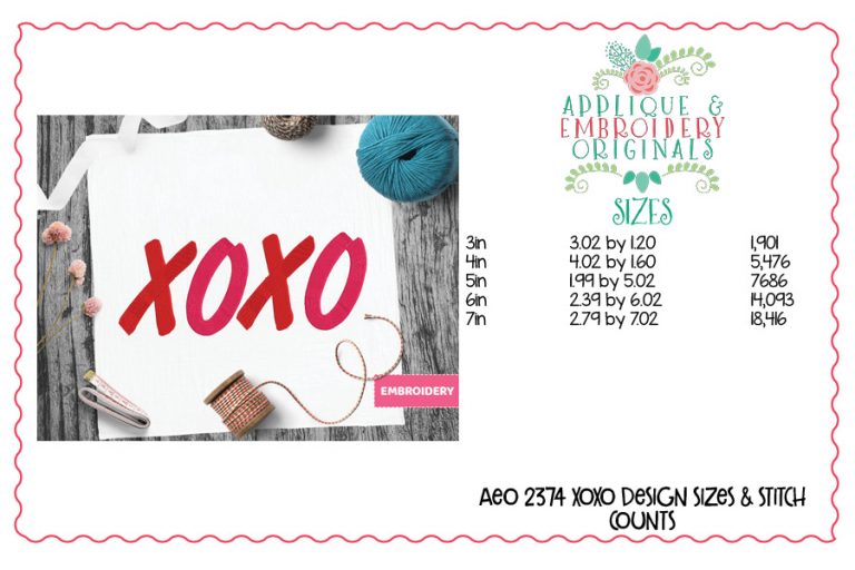 2375 Valentine Embroidery Set of Designs - Image 3