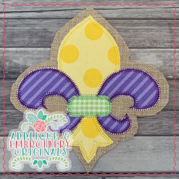 2400 Fleur De Lis Interchangeable Tab Design - Image 2