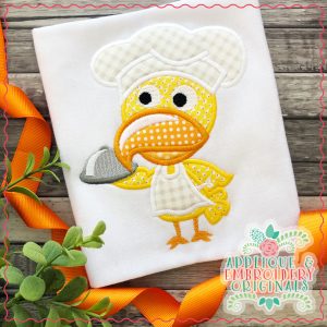 2330 Chicken Chef Applique Design