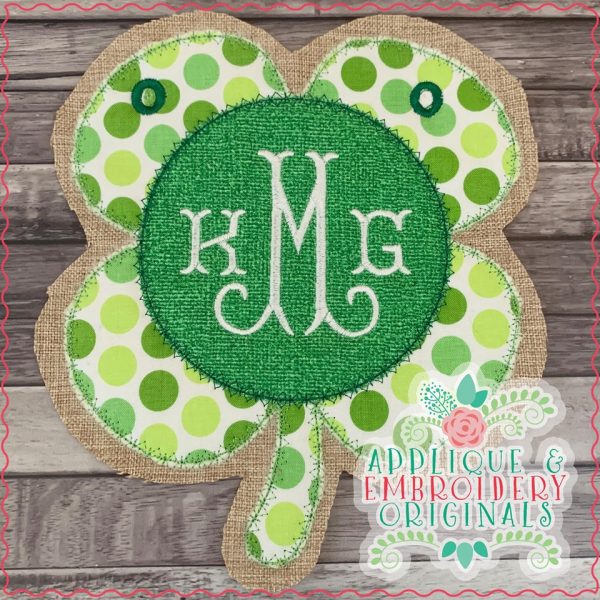 AEO 2424 Plaque & Clover Interchangeable for Gnome In-The-Hoop Design - Image 3