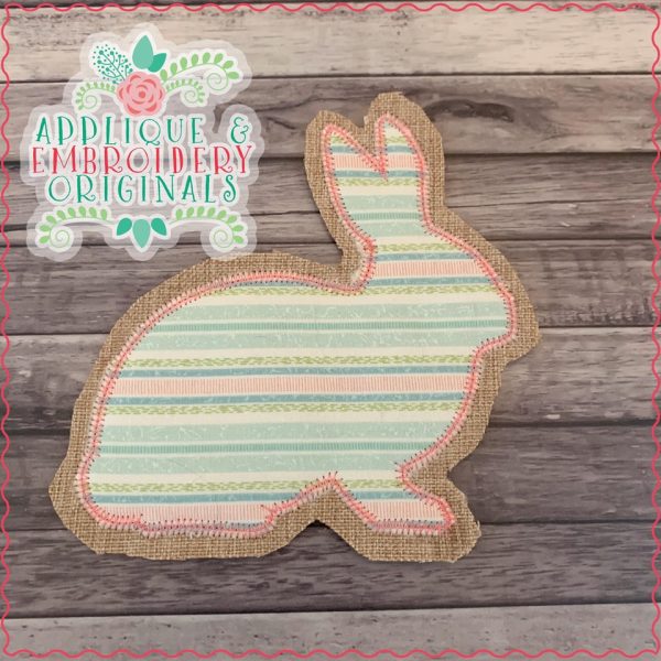 2468 Bunny Silhouette Tab Interchangeable Tab Design - Image 4