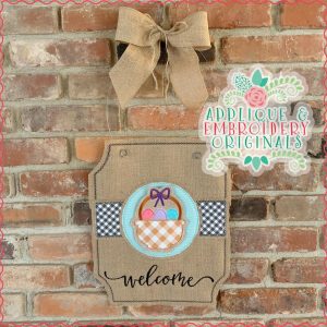 2471 Easter Basket Tab Interchangeable Tab Design